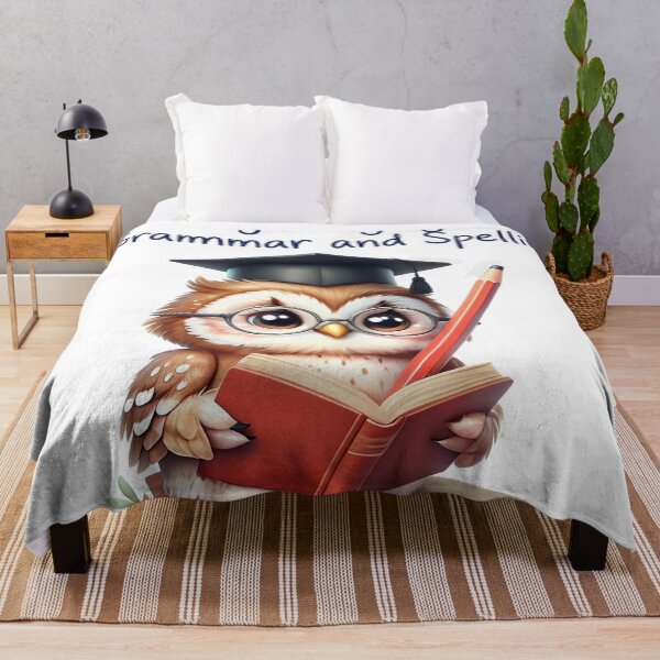 Item preview, Silently Judging Your Grammer and Spelling Owl   designed and sold by ArtisticDesignsbyLinda.