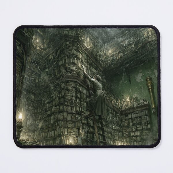Item preview, The Thornwick Institute: The Record Room II | Victorian Gothic Horror Archive Dark Fantasy Art Print designed and sold by Opetis.