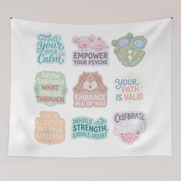 Item preview, Mental Health Pack designed and sold by Echo Aesthetics.