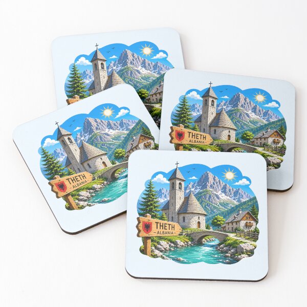 Item preview, Theth, Albania - Mountain Village designed and sold by Myra365Art.