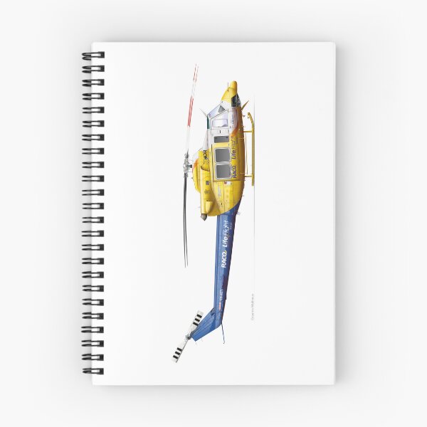 Item preview, BELL 412 VH-XCY LIFEFLIGHT 2023 designed and sold by Grubby Fingers Aircraft Illustration.