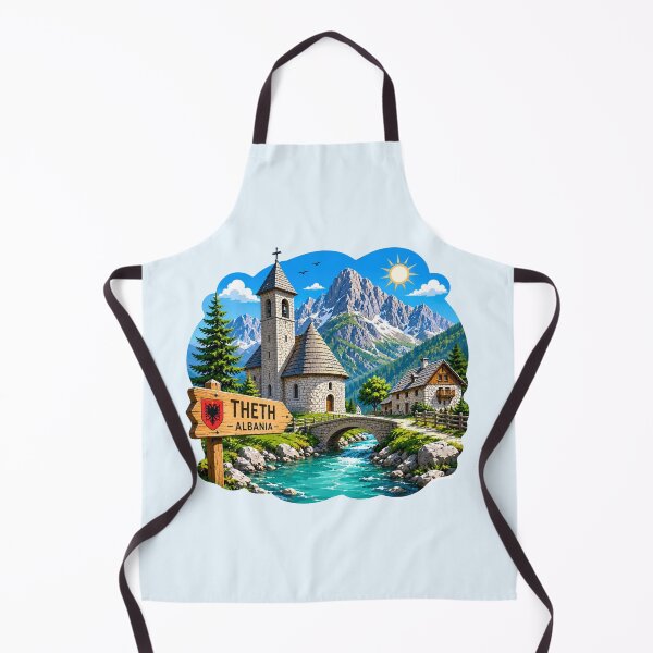 Item preview, Theth, Albania - Mountain Village designed and sold by Myra365Art.