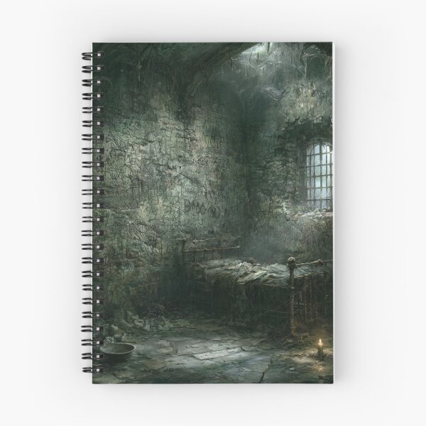 Item preview, The Thornwick Institute: The Solitary Cell | Victorian Gothic Horror Asylum Art Print designed and sold by Opetis.