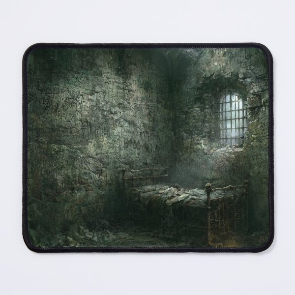 Item preview, The Thornwick Institute: The Solitary Cell | Victorian Gothic Horror Asylum Art Print designed and sold by Opetis.