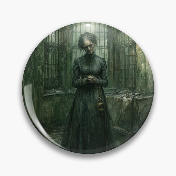 Item preview, The Thornwick Institute: The Matron | Victorian Gothic Horror Figure Dark Fantasy Art Print designed and sold by Opetis.
