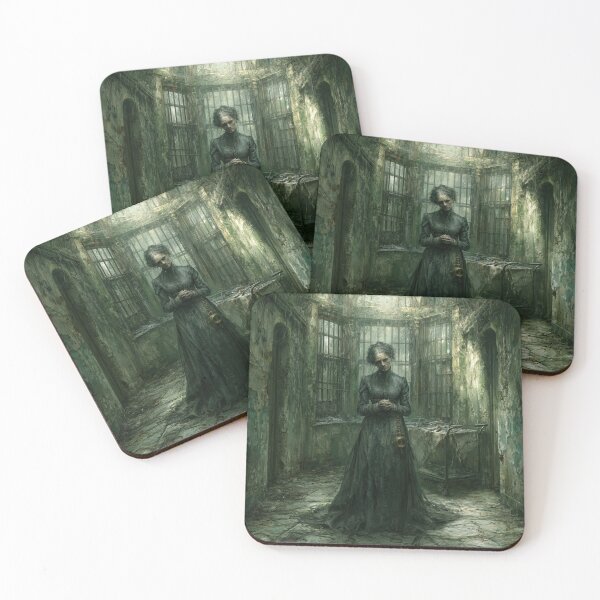 Item preview, The Thornwick Institute: The Matron | Victorian Gothic Horror Figure Dark Fantasy Art Print designed and sold by Opetis.