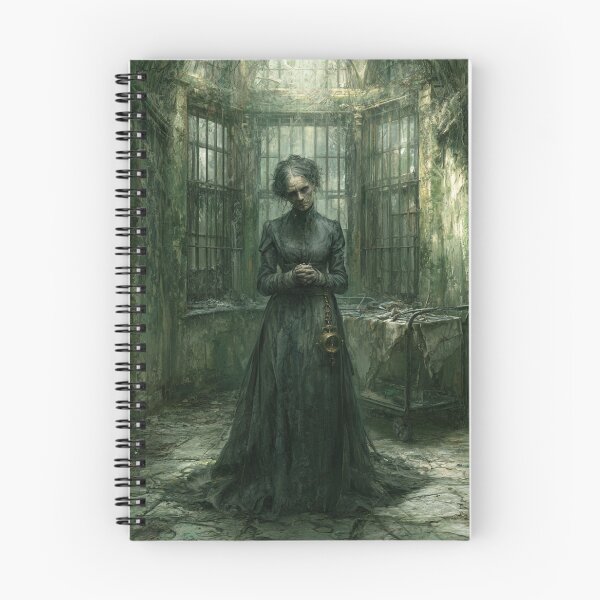 Item preview, The Thornwick Institute: The Matron | Victorian Gothic Horror Figure Dark Fantasy Art Print designed and sold by Opetis.