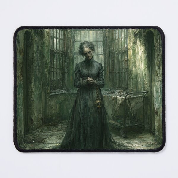 Item preview, The Thornwick Institute: The Matron | Victorian Gothic Horror Figure Dark Fantasy Art Print designed and sold by Opetis.