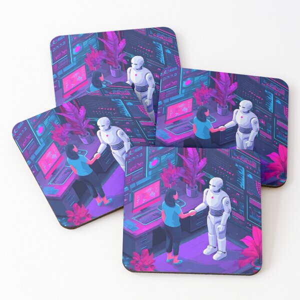 Item preview, Human Robo Collab  designed and sold by AwesomeDigiShop.