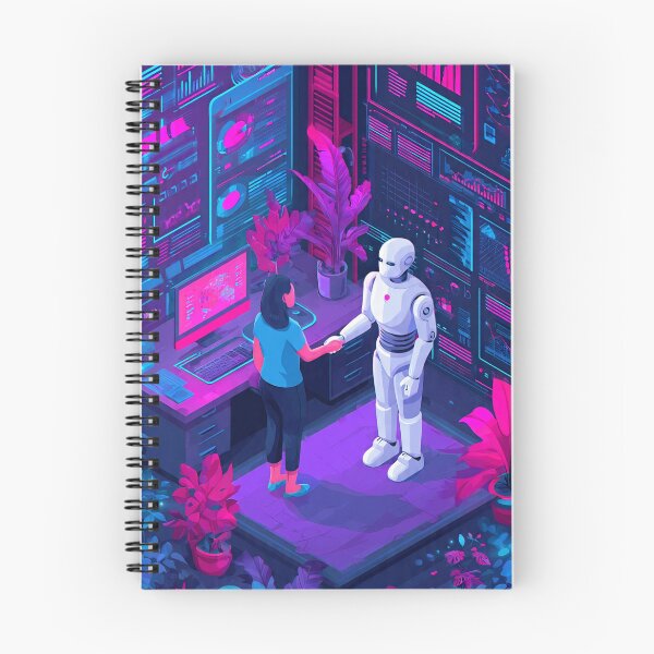 Item preview, Human Robo Collab  designed and sold by AwesomeDigiShop.