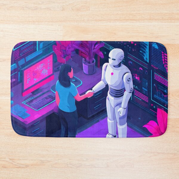 Item preview, Human Robo Collab  designed and sold by AwesomeDigiShop.