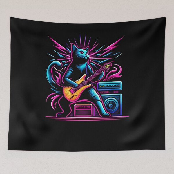Item preview, Neon Crow Guitar designed and sold by SiarheiYur.