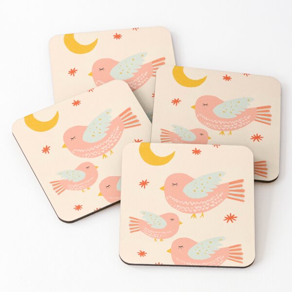 Item preview, Sleeping Birds Under the Moon designed and sold by Studio Remier.