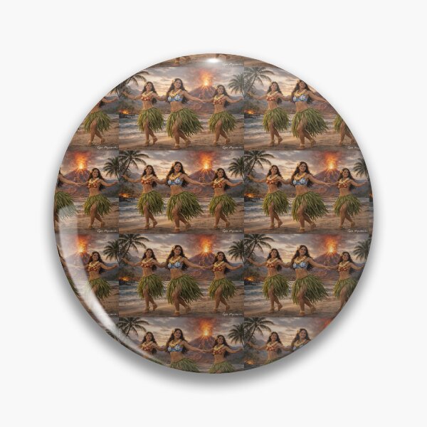 Item preview, Hawaiian Hula Dancers at Sunset  designed and sold by The Art Queen Of Michigan .