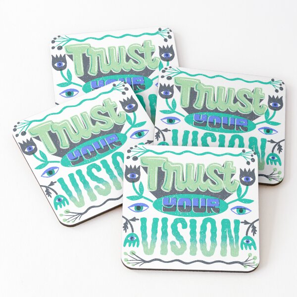 Item preview, Trust Your Vision Inspirational Mindset Quote Design designed and sold by A Little Unhinged.