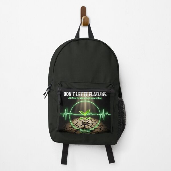 Item preview, Don't Let It Flatline: Act Now for World Environment Day designed and sold by Creative-RE.