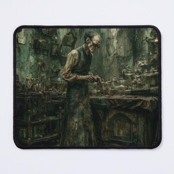 Item preview, The Thornwick Institute: The Surgeon | Victorian Gothic Horror Apothecary Dark Fantasy Art Print designed and sold by Opetis.