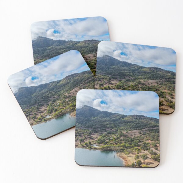 Item preview, Aerial scene capturing Glenbawn Dam shrouded in fog designed and sold by Justin Mckinney.