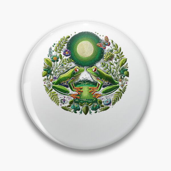 Item preview, Green Mushroom Pond designed and sold by SiarheiYur.