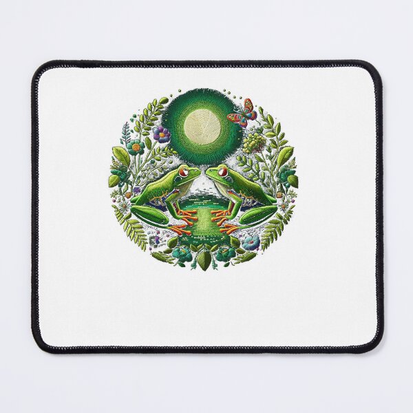 Item preview, Green Mushroom Pond designed and sold by SiarheiYur.