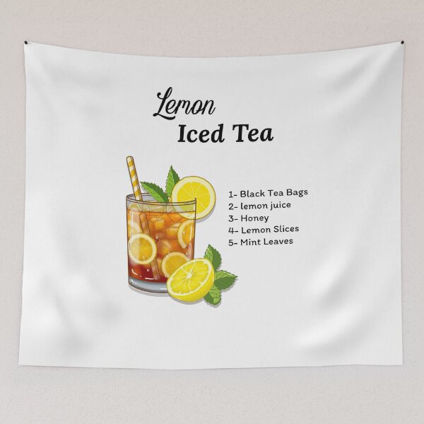 Item preview, Refreshing Lemon Iced Tea designed and sold by Hello-Cuties.
