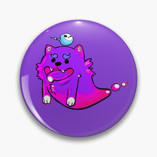 Item preview, Shiba ghost ultra neon designed and sold by dusty raccoon.
