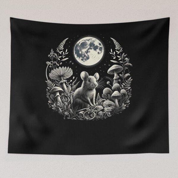 Item preview, Moonlit Forest Mushrooms designed and sold by SiarheiYur.