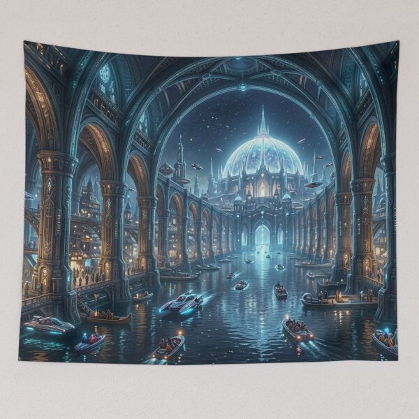 Item preview, Majestic future cathedral world designed and sold by Sigtrix.