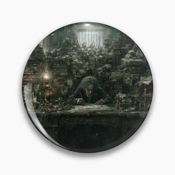 Item preview, The Thornwick Institute: The Admission | Victorian Gothic Horror Administrator Art Print designed and sold by Opetis.
