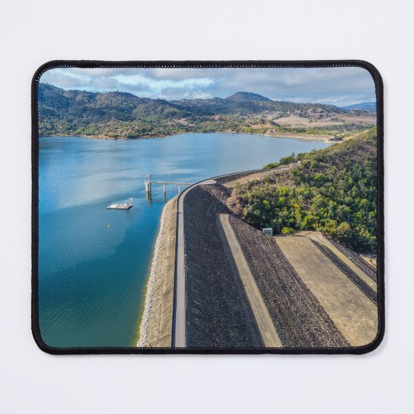 Item preview, Aerial View of Glenbawn Dam and Surrounding Landscape designed and sold by Justin Mckinney.