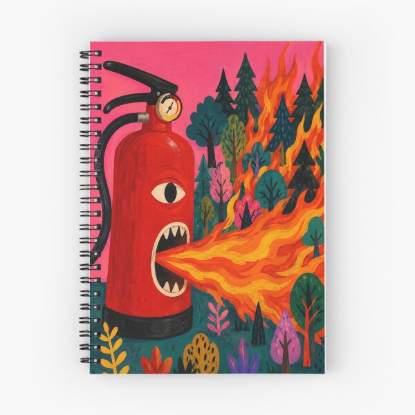 Item preview, Fire Extinguisher Breathing Flames designed and sold by DrizzyV.