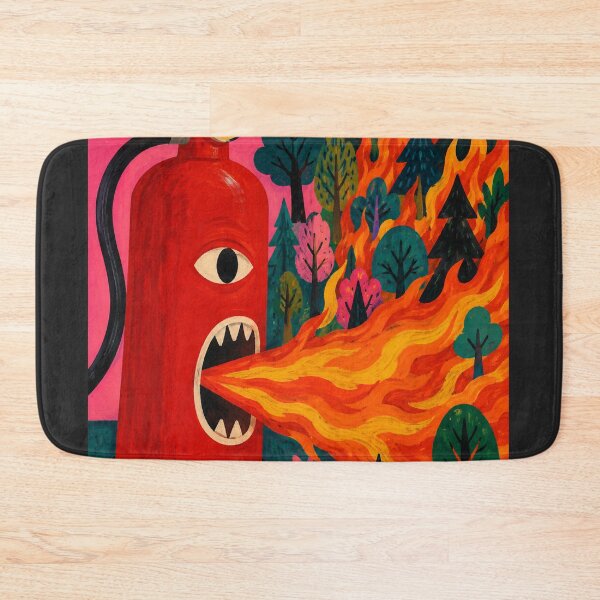 Item preview, Fire Extinguisher Breathing Flames designed and sold by DrizzyV.