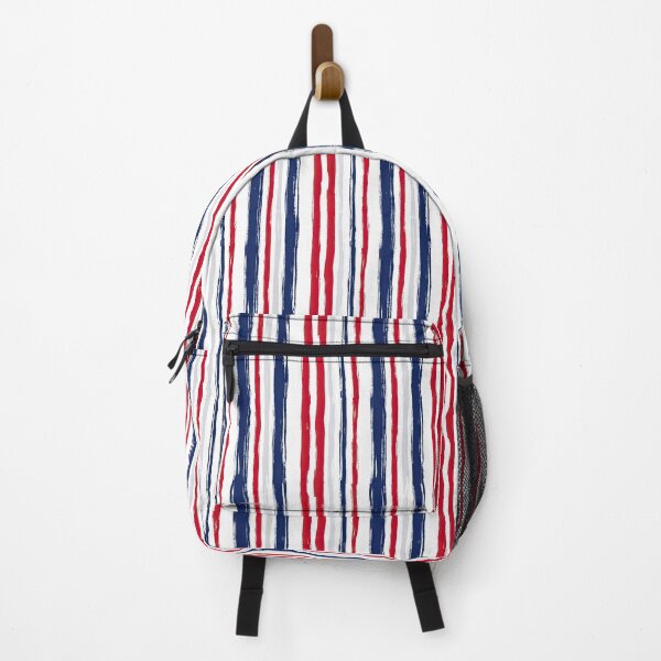 Item preview, Chunky Abstract Stripe Red White And Blue Pattern designed and sold by igraphixart.