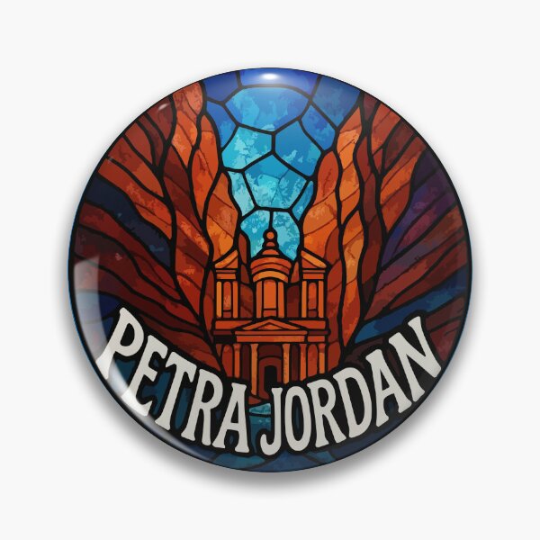 Item preview, Petra Jordan Stained Glass Art Travel designed and sold by TomFrontierArt.