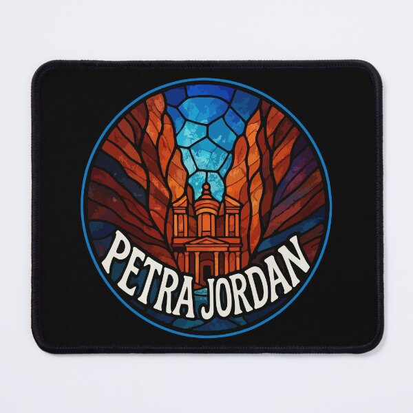 Item preview, Petra Jordan Stained Glass Art Travel designed and sold by TomFrontierArt.