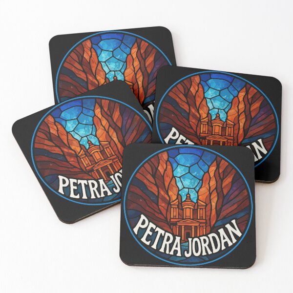 Item preview, Petra Jordan Stained Glass Art Travel designed and sold by TomFrontierArt.