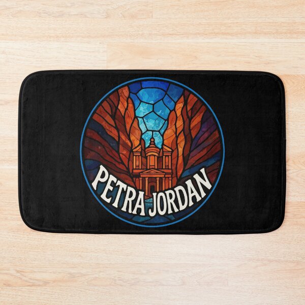 Item preview, Petra Jordan Stained Glass Art Travel designed and sold by TomFrontierArt.