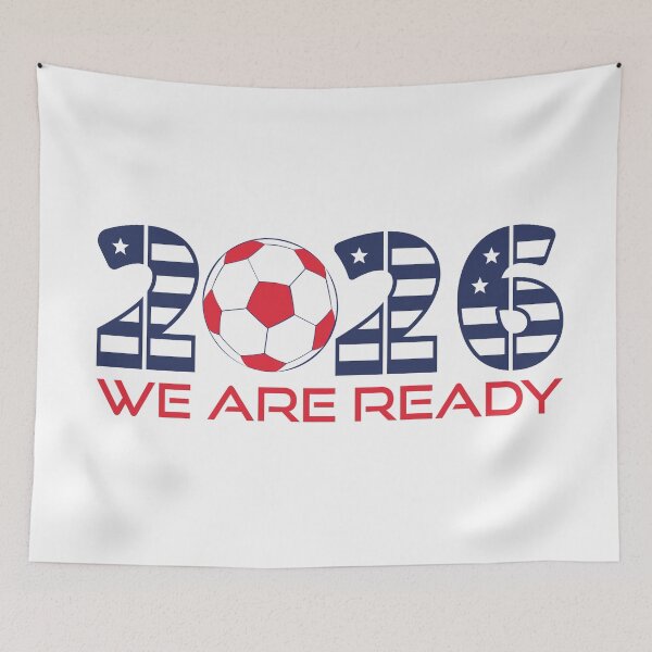 Item preview, World Cup 2026 We Are Ready USA Mexico Canada Sticker designed and sold by topprinting.