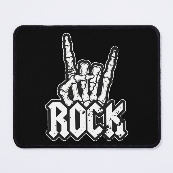 Item preview, Rock Skeleton Hand Sign Heavy Metal Distressed Gothic Graphic designed and sold by WormJ.
