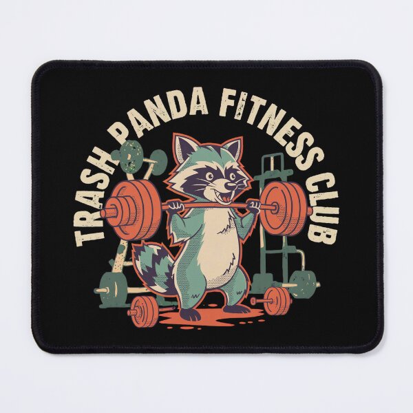 Item preview, Trash Panda Fitness Club – Raccoon Gym Humor Design designed and sold by mikoala50.