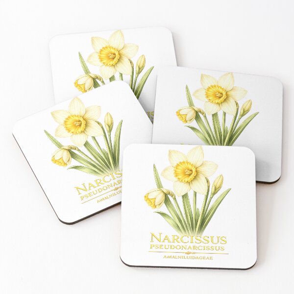 Item preview, Narcissus Flower Botanical Print | Floral Nature Design designed and sold by GGAUL.