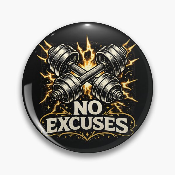 Item preview, No Excuses Retro Gym Dumbbells designed and sold by Mr Lee.