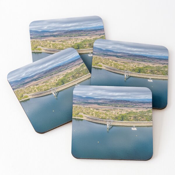 Item preview, Aerial View of Glenbawn Dam and Surrounding Landscape designed and sold by Justin Mckinney.