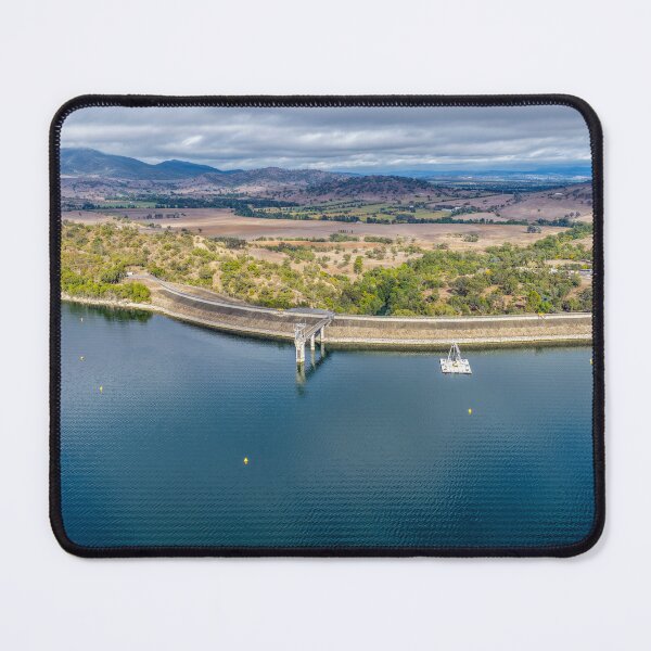 Item preview, Aerial View of Glenbawn Dam and Surrounding Landscape designed and sold by Justin Mckinney.