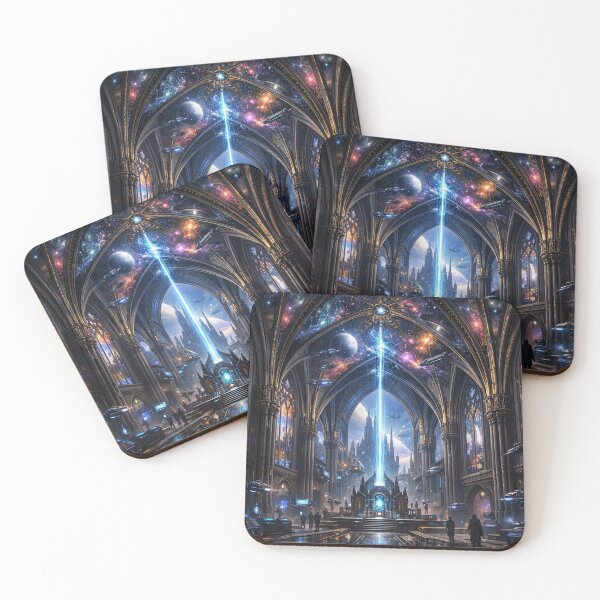 Item preview, Cosmic cathedral of futuristic visions designed and sold by Sigtrix.