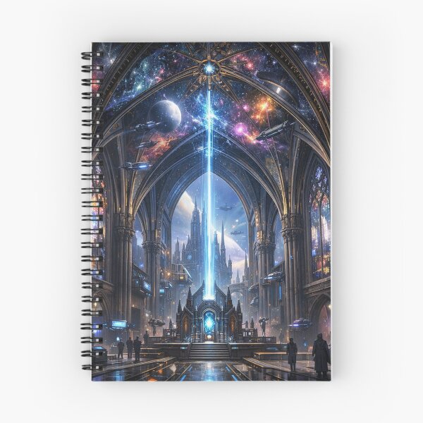 Item preview, Cosmic cathedral of futuristic visions designed and sold by Sigtrix.