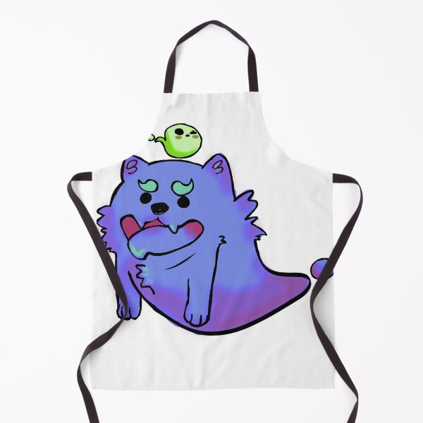 Item preview, Shiba ghost haunting blue designed and sold by dusty raccoon.