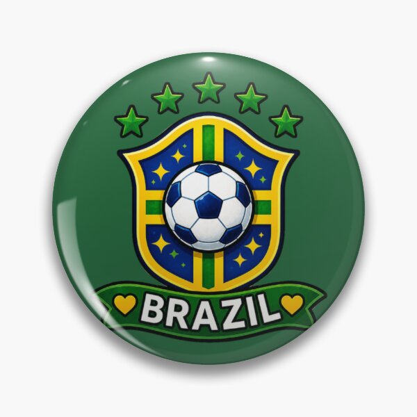 Artikelvorschau, Aufkleber der brasilianischen Nationalmannschaft entworfen und verkauft von MilimArt.