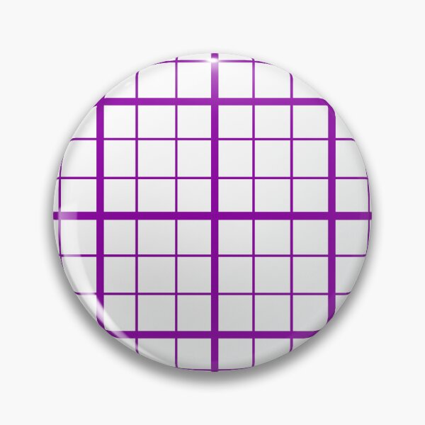 Item preview, Purple On White Grid Windowpane Check Design  designed and sold by PatternTitan.