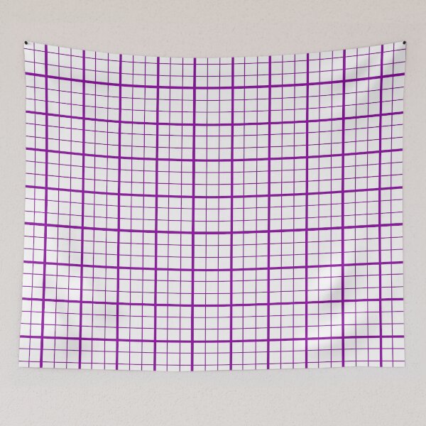 Item preview, Purple On White Grid Windowpane Check Design  designed and sold by PatternTitan.
